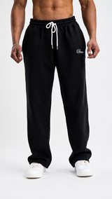Script Wide-Leg Sweatpants