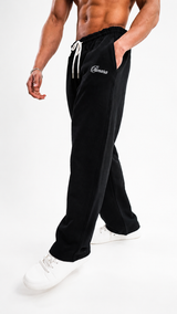 Script Wide-Leg Sweatpants