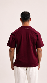Maroon Metal Tee