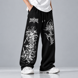 Inferno Tribal Wide-Leg Pants