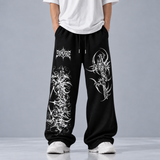 Inferno Tribal Wide-Leg Pants