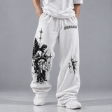 Sacred Relic White Wide-Leg Pants