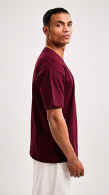 Crimson Script Tee